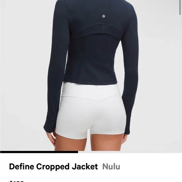 NWT Lululemon True Navy/Silver Define Jacket- Size 4 - Picture 3 of 3